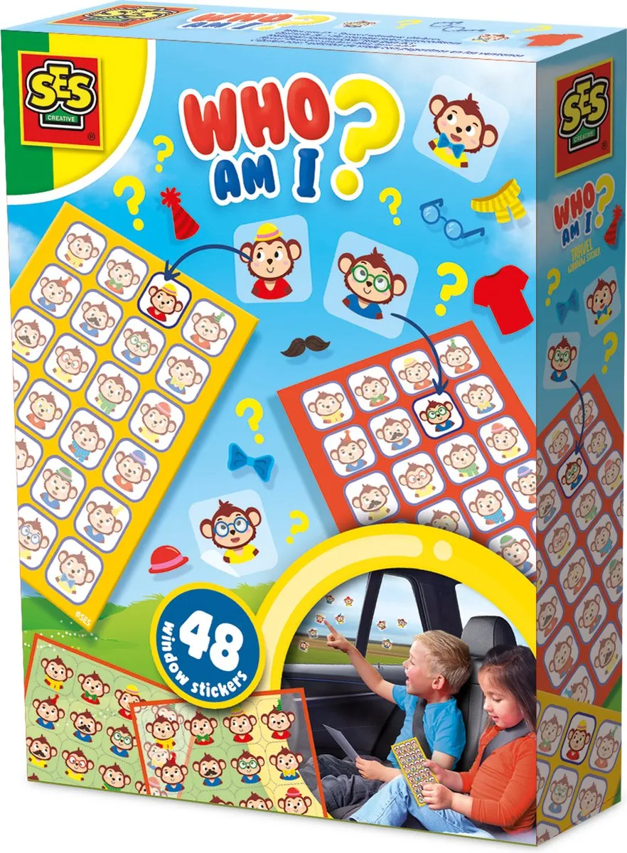 SES Creative Raamsticker Reisspel