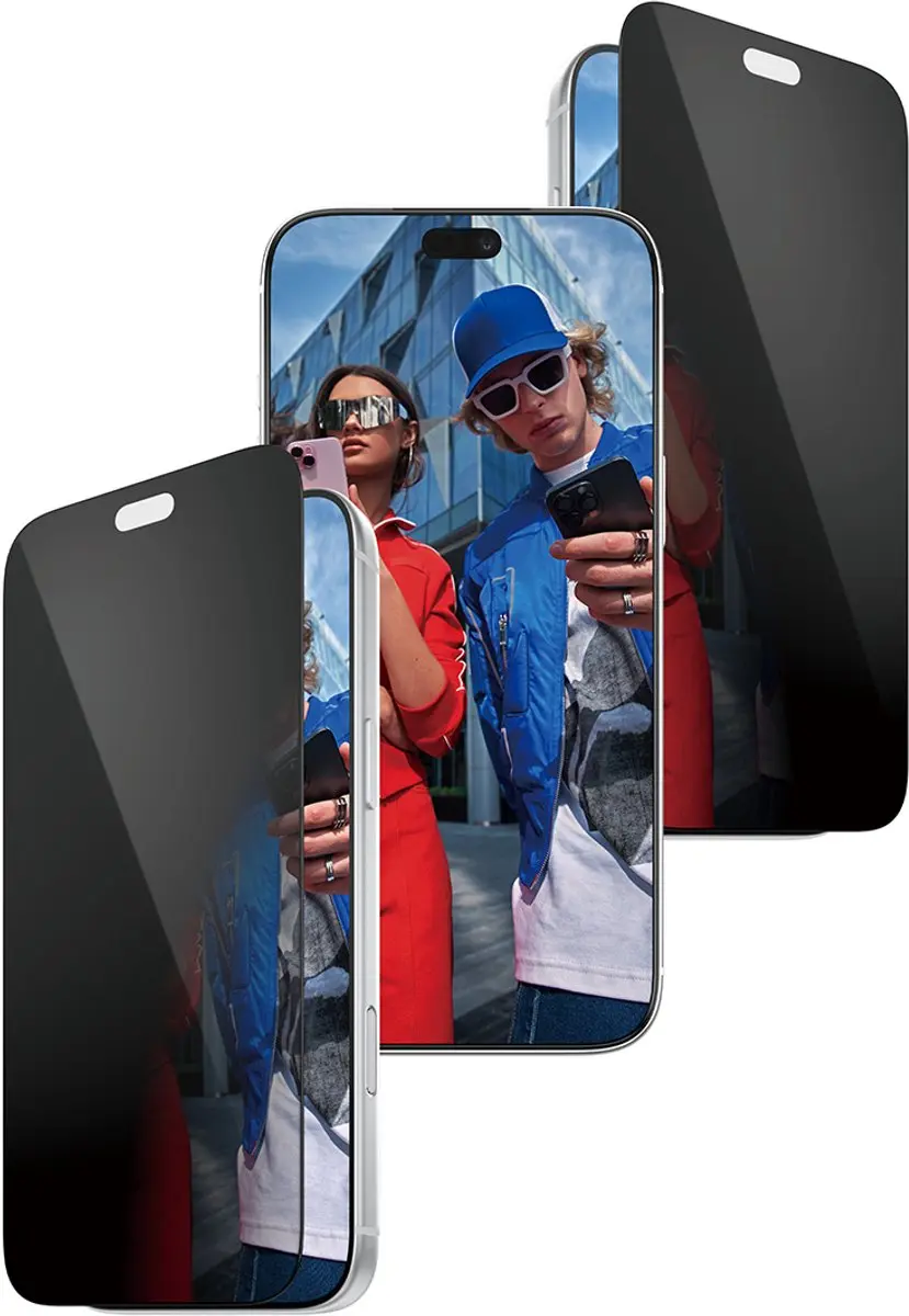 PanzerGlass Privacy Ultra Wide iPhone 15 Pro Max Screenprotector