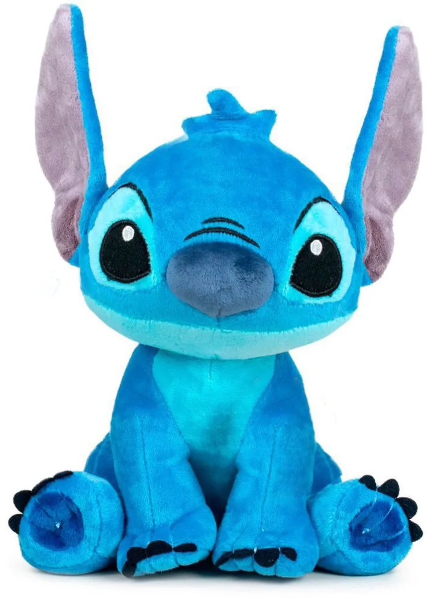 Disney Lilo & Stitch Knuffel Stitch Geluid - 20cm - Blauw