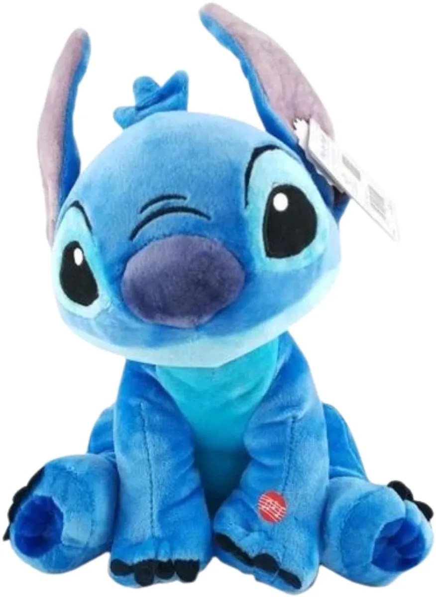 Disney Lilo & Stitch Knuffel Stitch Geluid - 20cm - Blauw