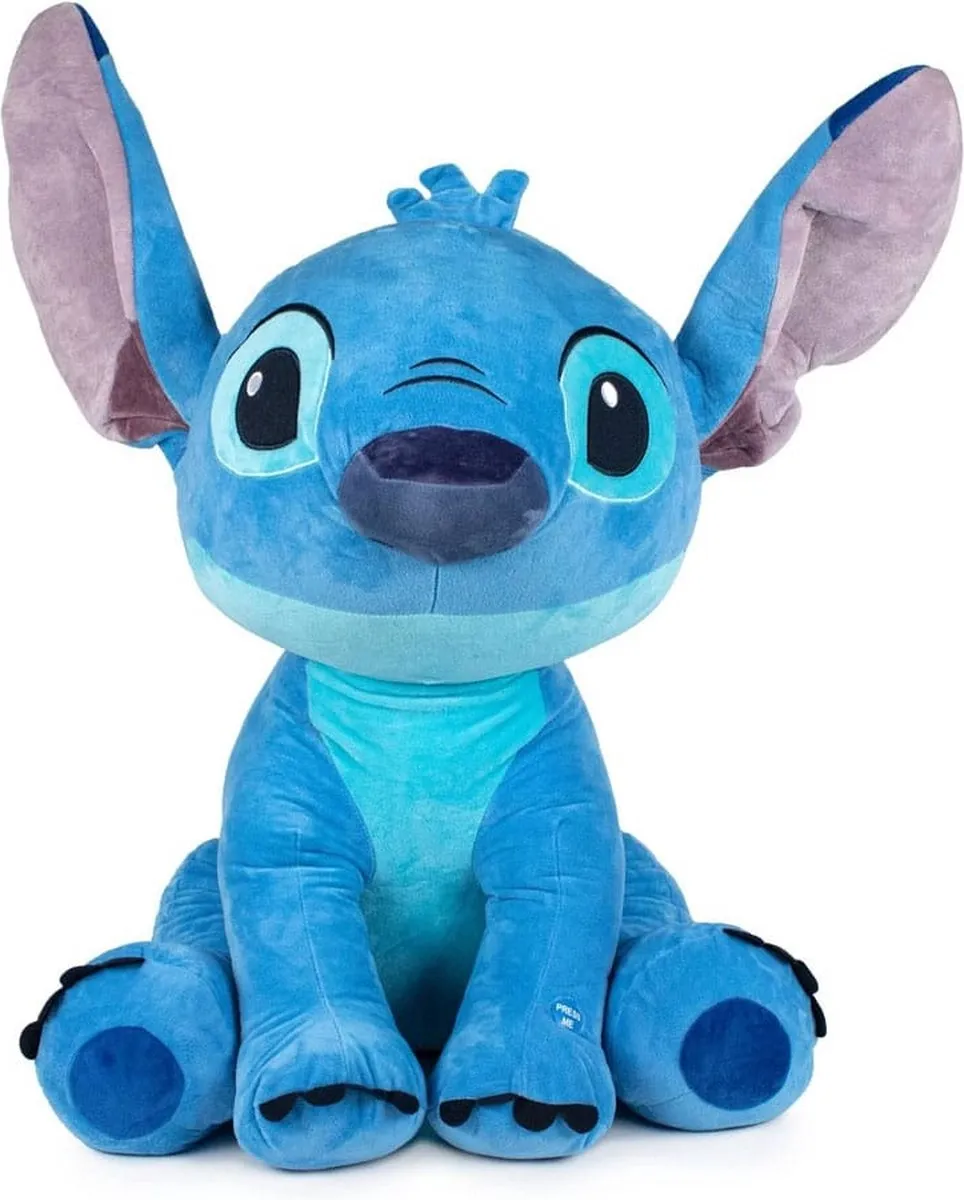 Disney Lilo & Stitch Knuffel Stitch Geluid - 20cm - Blauw
