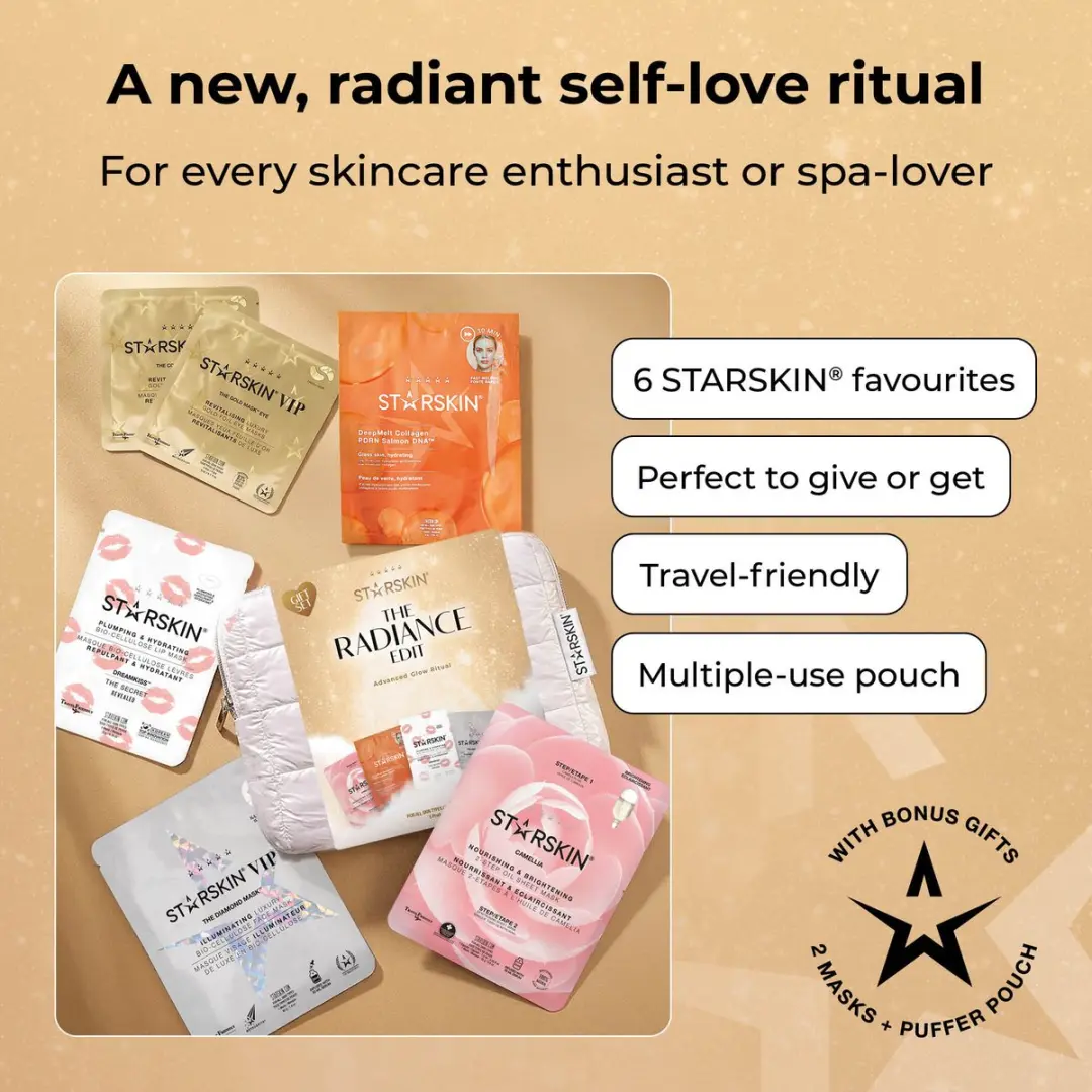 Starskin The Radiance Giftset - 6 Gezichtslippenoogmaskers - afbeelding 6 van 6