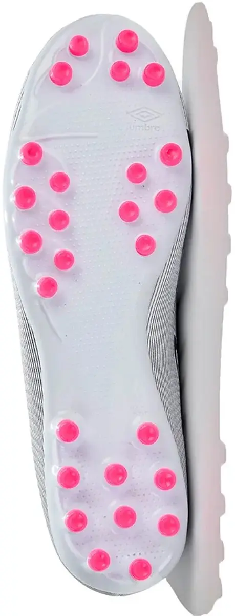 Umbro Veloce Lt V Ag Voetbalschoenen 46 - Wit/Zwart/Rosa - afbeelding 4 van 4
