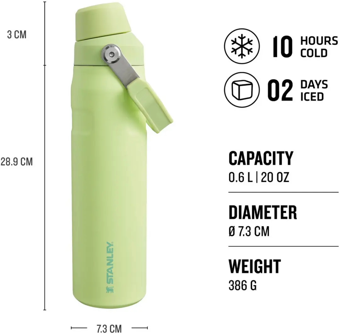 Stanley Aerolight IceFlow Waterfles 0.6L - Citron