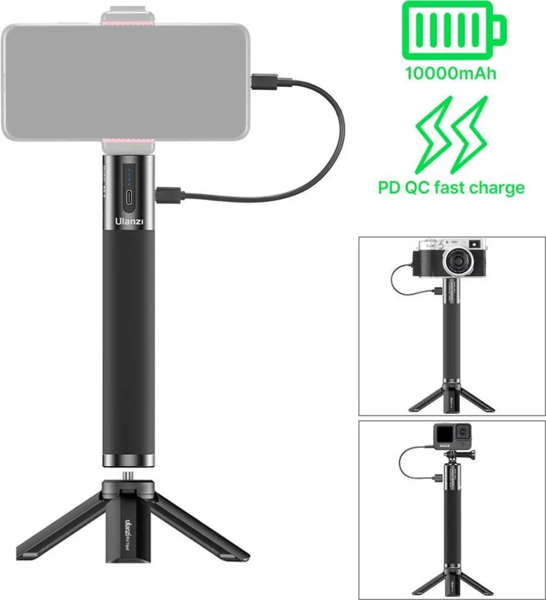 Ulanzi BG-3 Powerbank Grip 10.000mAh