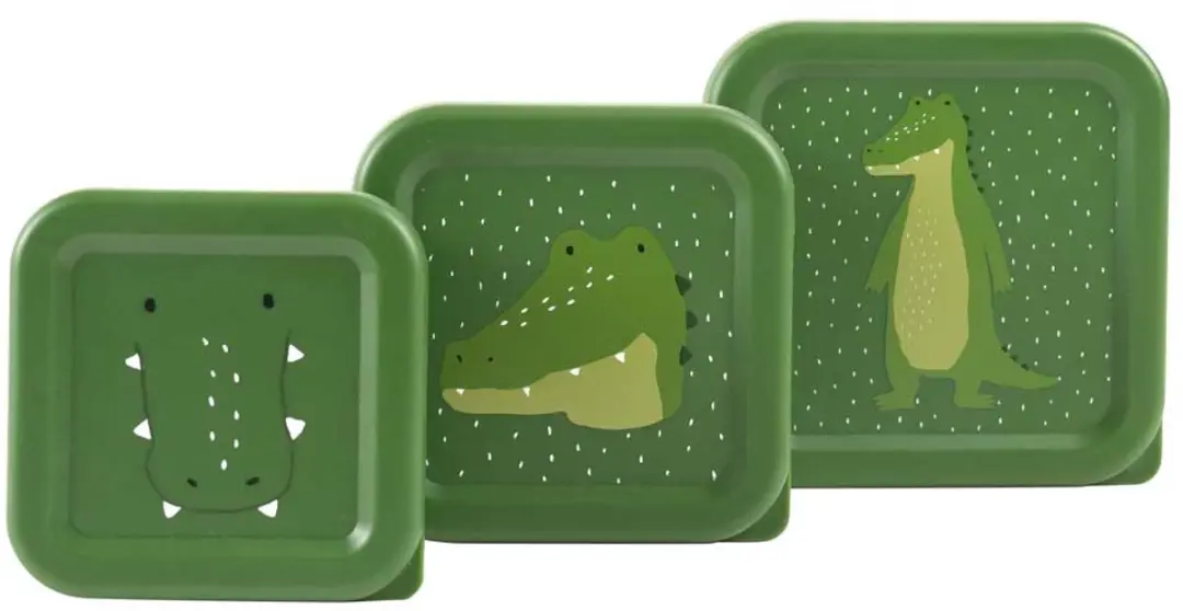 Trixie Mr. Alligator 3-delige Snackbox Groen