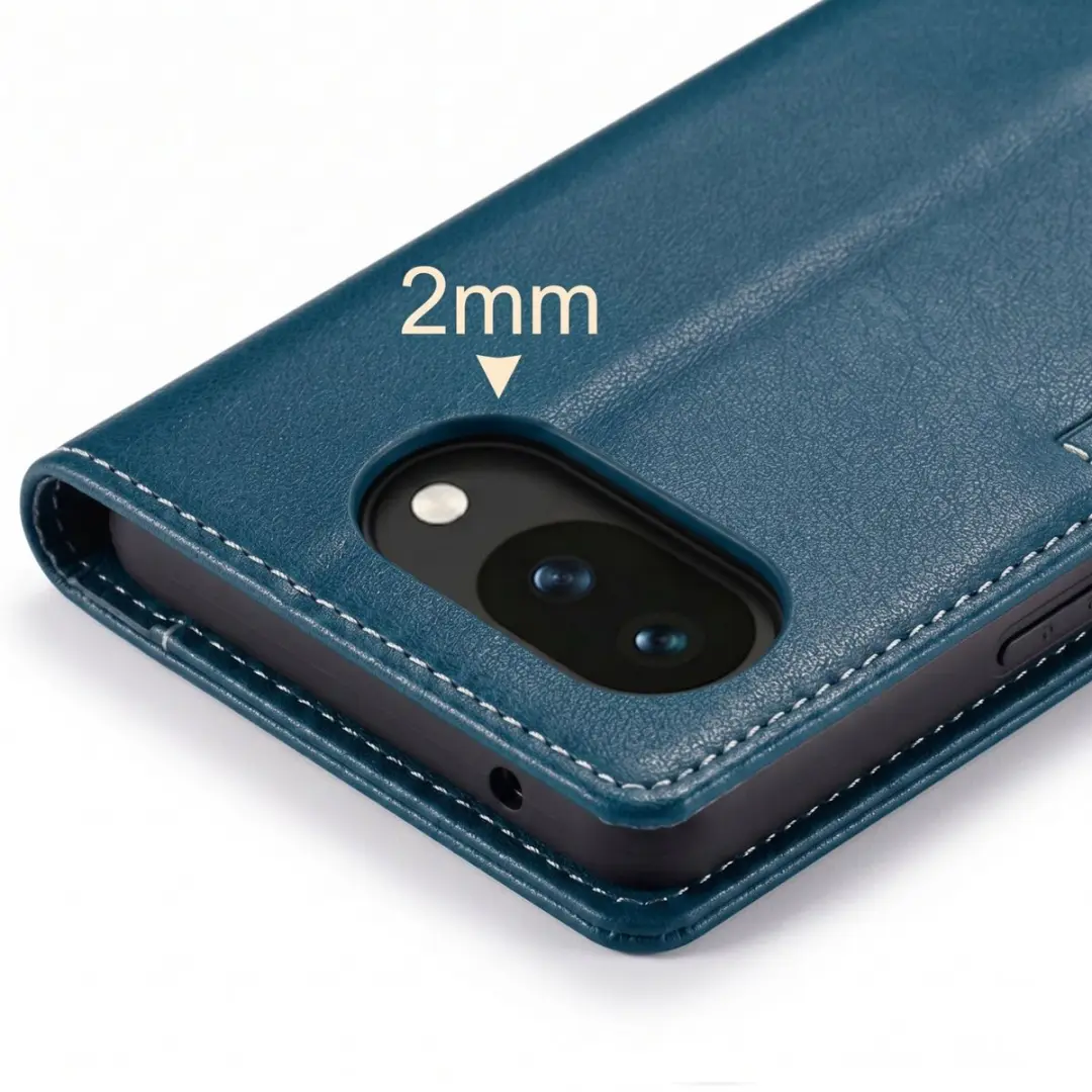 Caseme Wallet Hoesje Google Pixel 10a Anti-RFID - Blauw