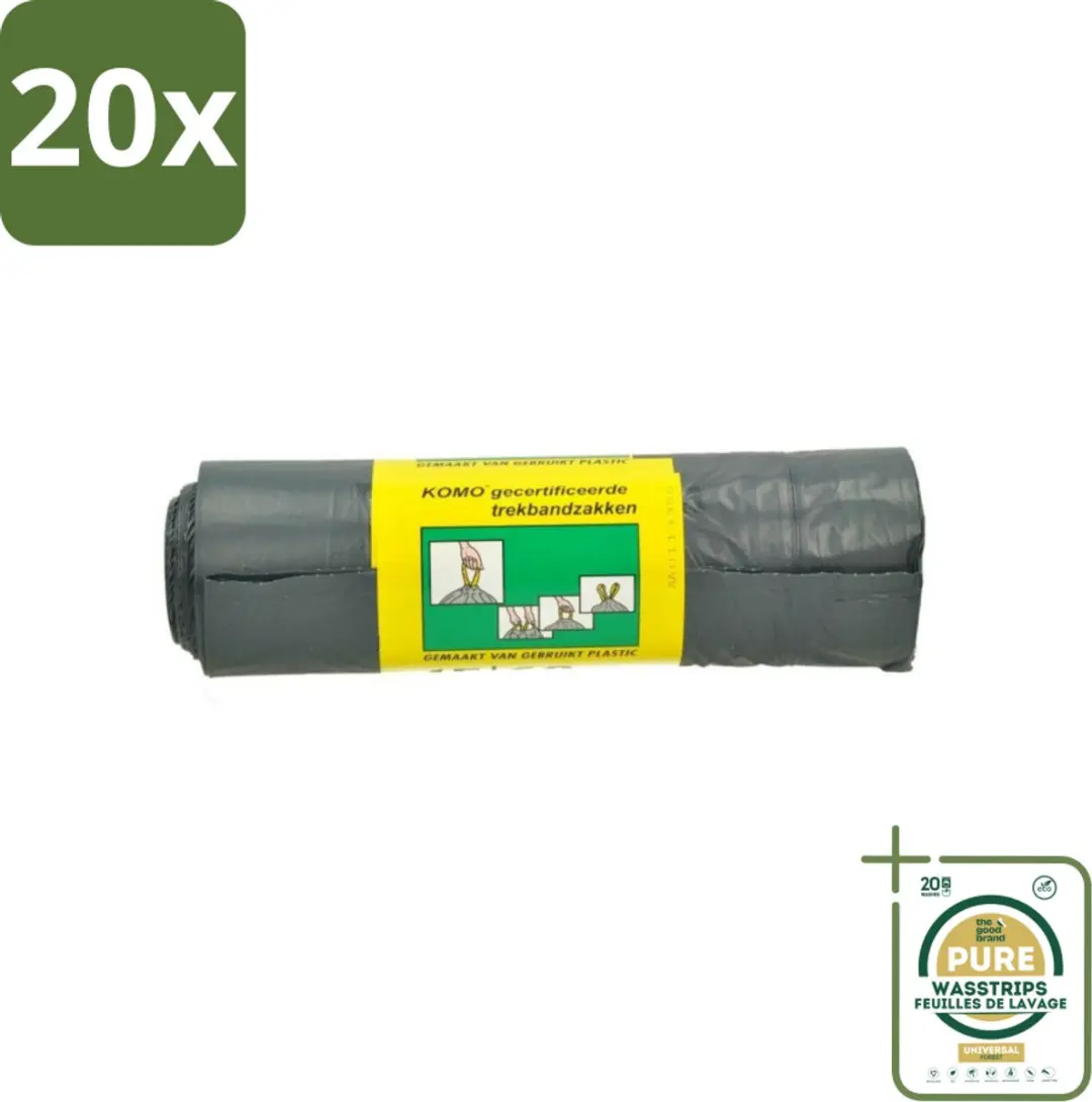 KOMO Vuilniszakken 60L Trekband