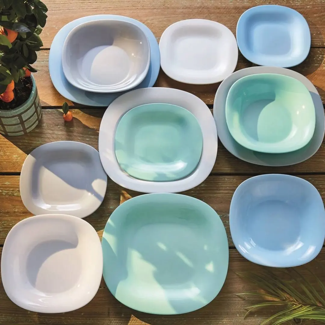 Luminarc Carine Dessertkommen 6 Stuks - 19,5 cm - Grijs