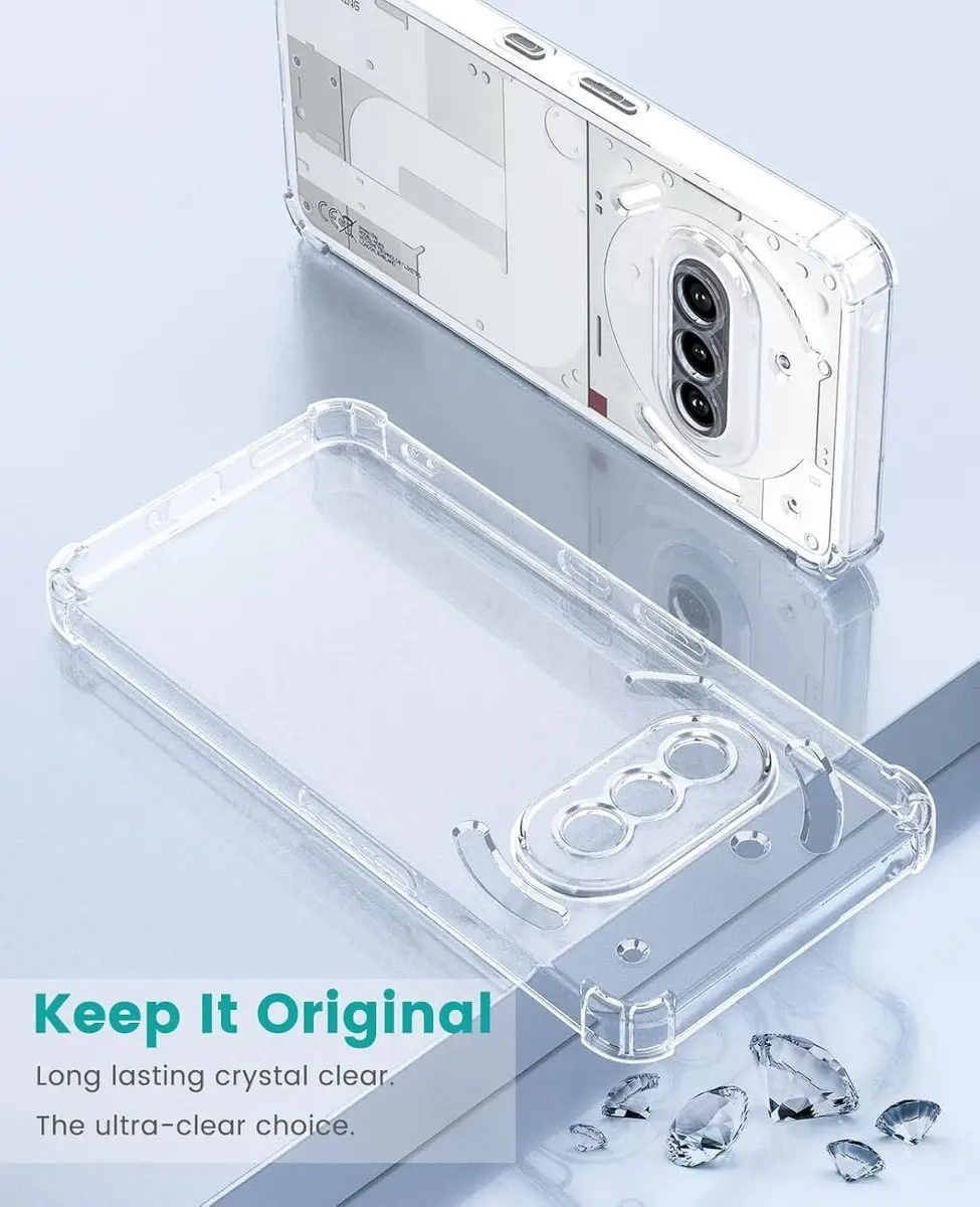 Selected by GSMpunt Transparant Hoesje Nothing Phone (3a) - Shockproof