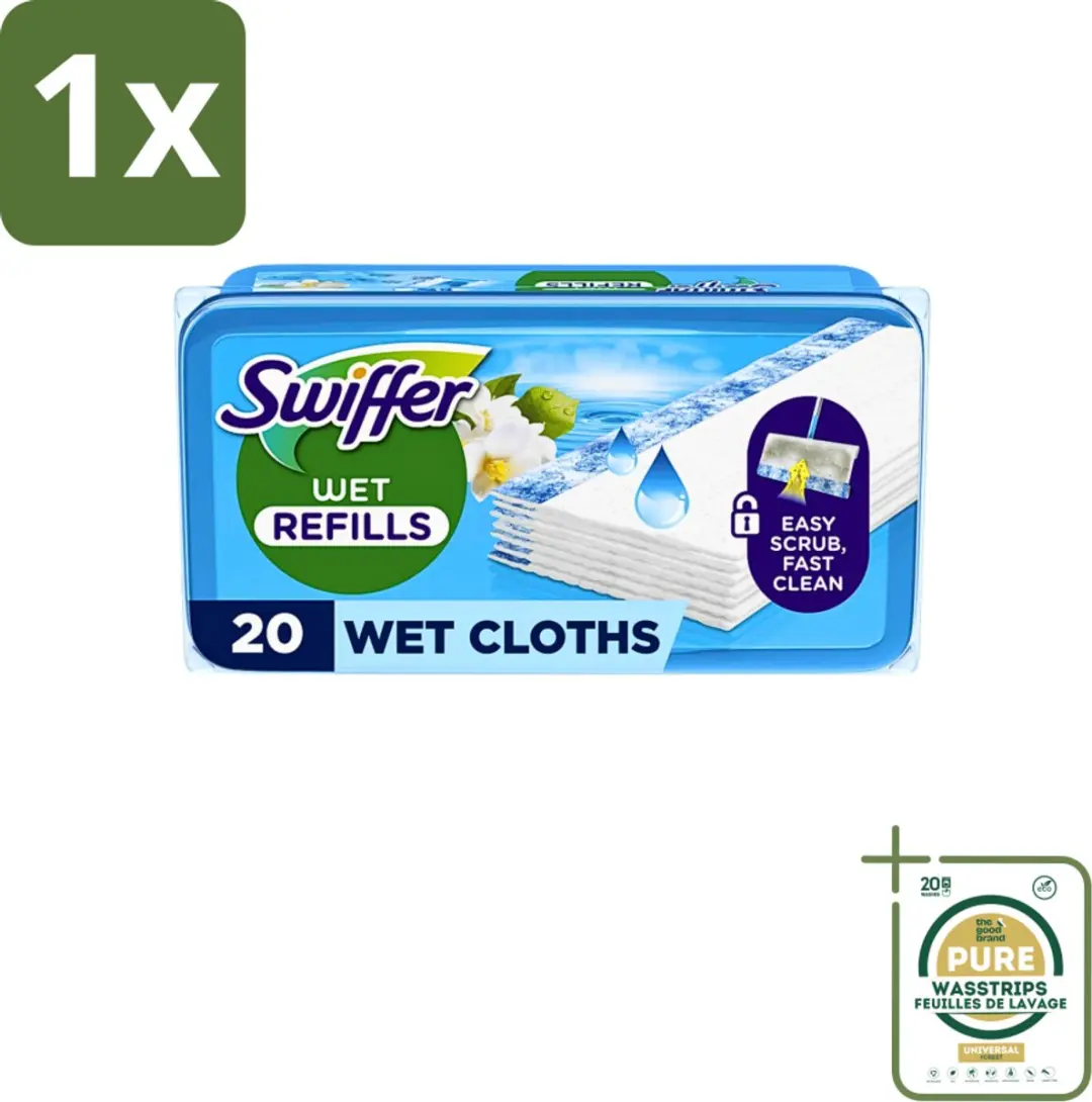 Swiffer Wet Vloerdoekjes Navulling 10 Stuks