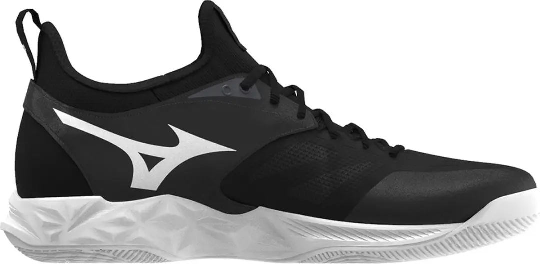 Mizuno Wave Dimension Sportschoenen 46.5 - Zwart/Wit - afbeelding 3 van 5