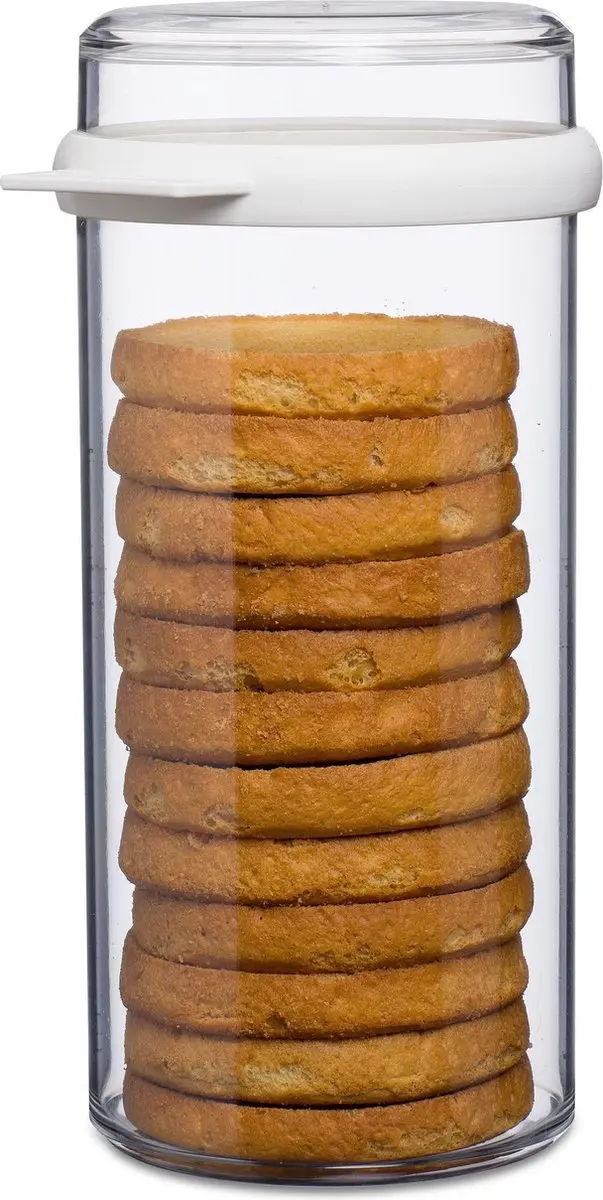 Mepal Stora Voorraadpot 1900ml - Beschuitbus Wit - afbeelding 6 van 6
