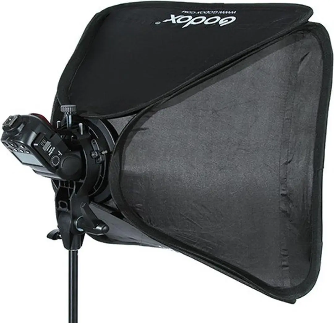 Godox Speedlite Bracket Bowens Softbox 60x60 - Zwart