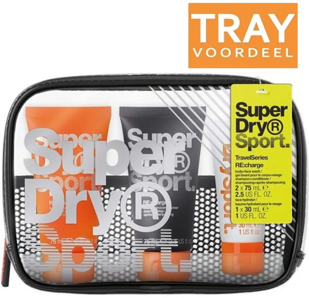 Superdry Sport Re:Charge Travelserie Geschenkset
