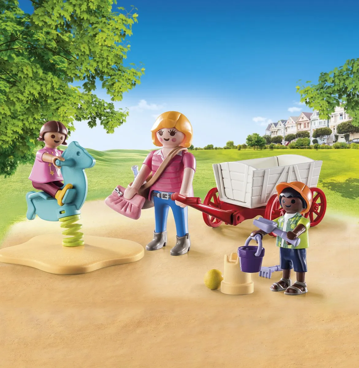 Playmobil Starterpack Opvoeder met Bolderwagen 71258