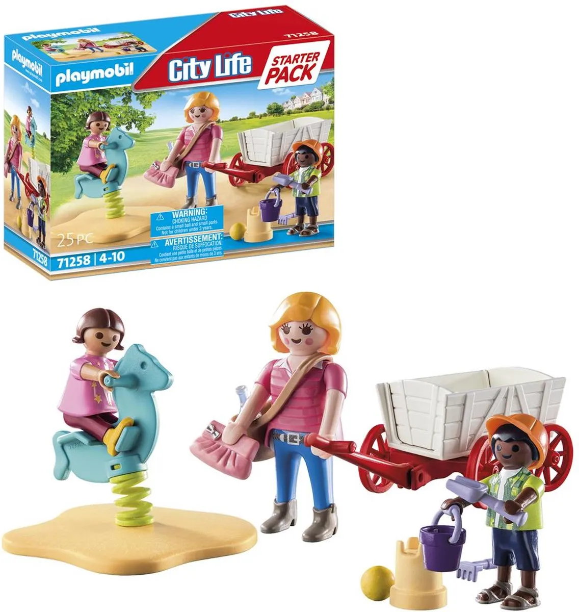 Playmobil Starterpack Opvoeder met Bolderwagen 71258 - afbeelding 6 van 6