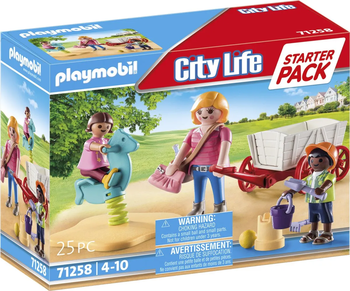 Playmobil Starterpack Opvoeder met Bolderwagen 71258
