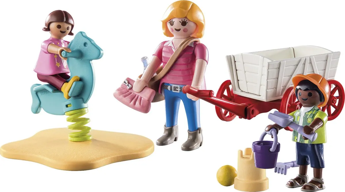 Playmobil Starterpack Opvoeder met Bolderwagen 71258