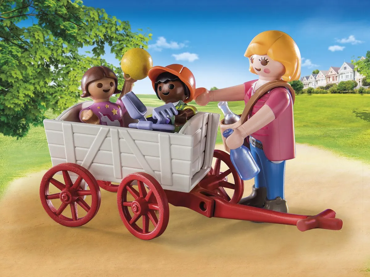 Playmobil Starterpack Opvoeder met Bolderwagen 71258