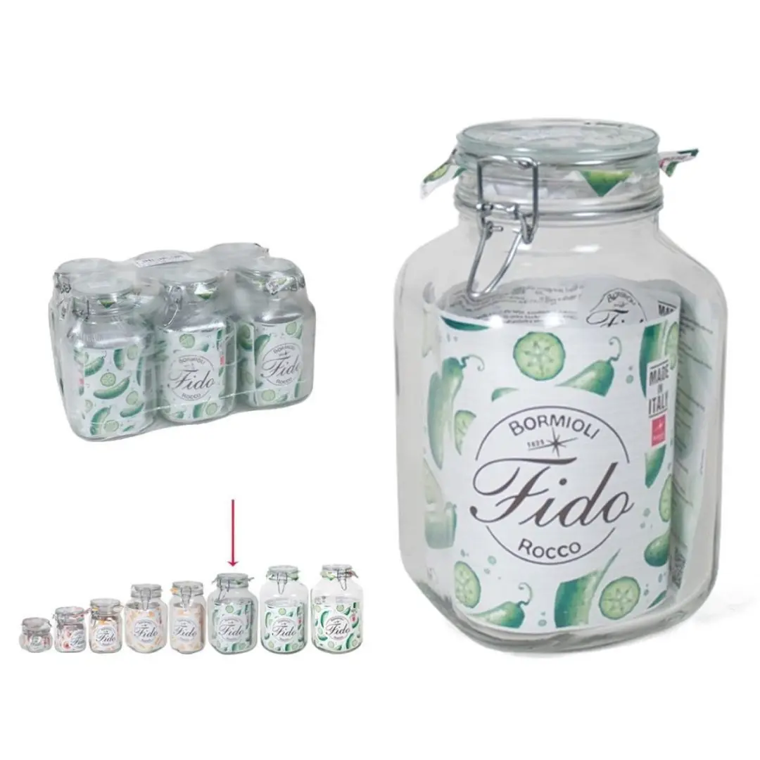 Bormioli Rocco Fido Weckpot 3L - Transparant