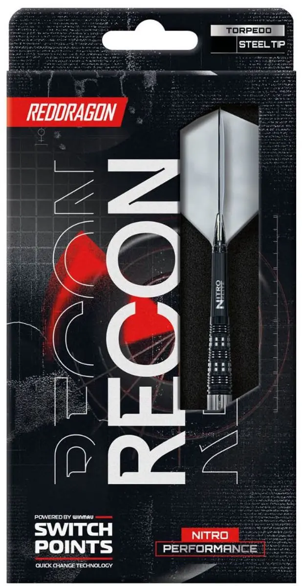 Red Dragon Recon Torpedo Switch Point Dartpijlen 3 Stuks - afbeelding 2 van 6
