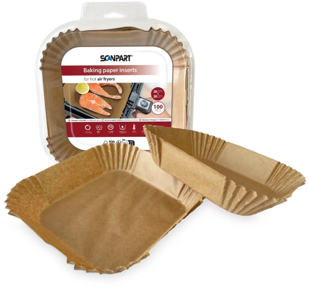 Scanpart Airfryerpapier 20x20cm - 100 Stuks
