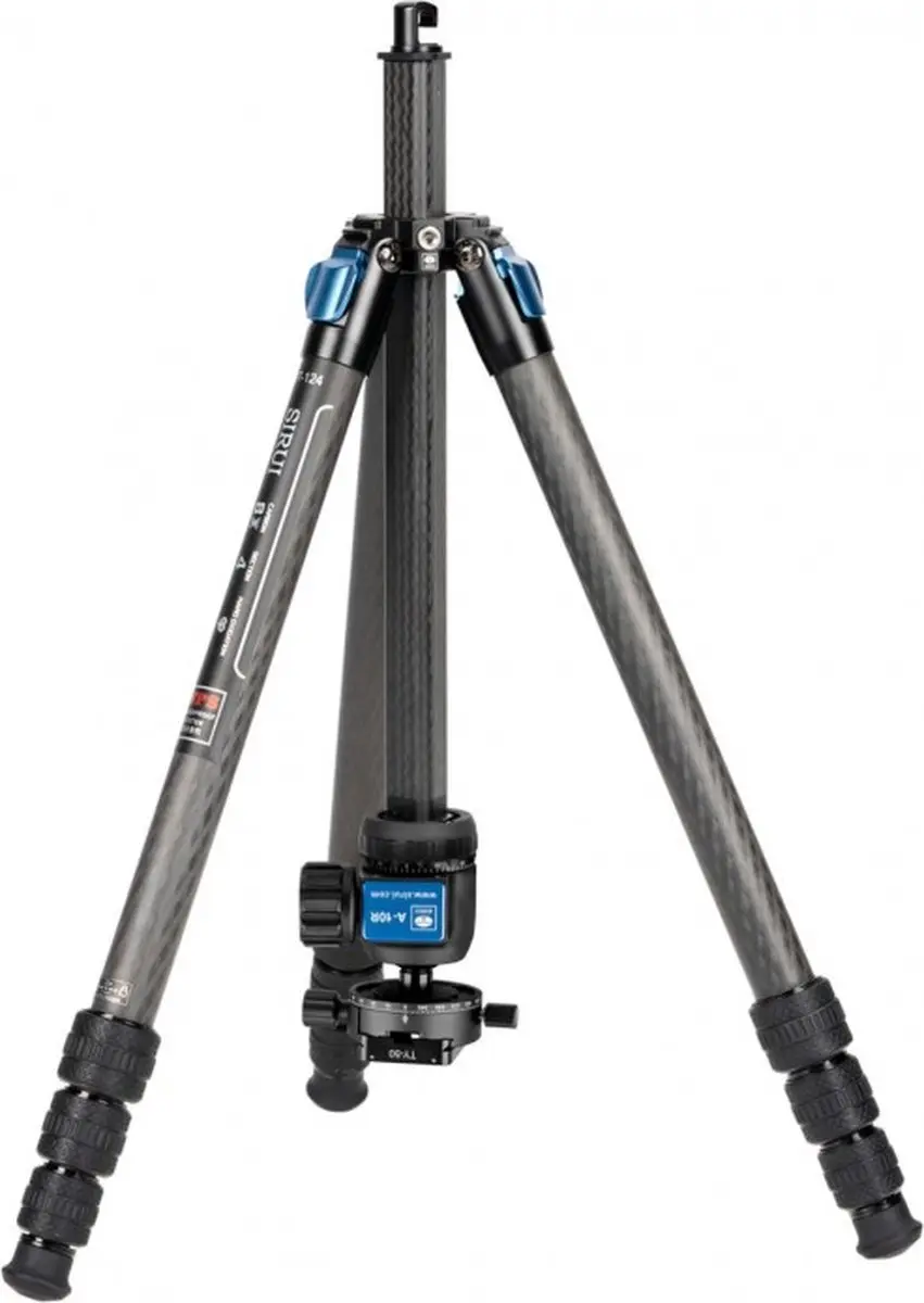 Sirui ST-124 Statief - 4 Secties - A-10 Kop - Zwart