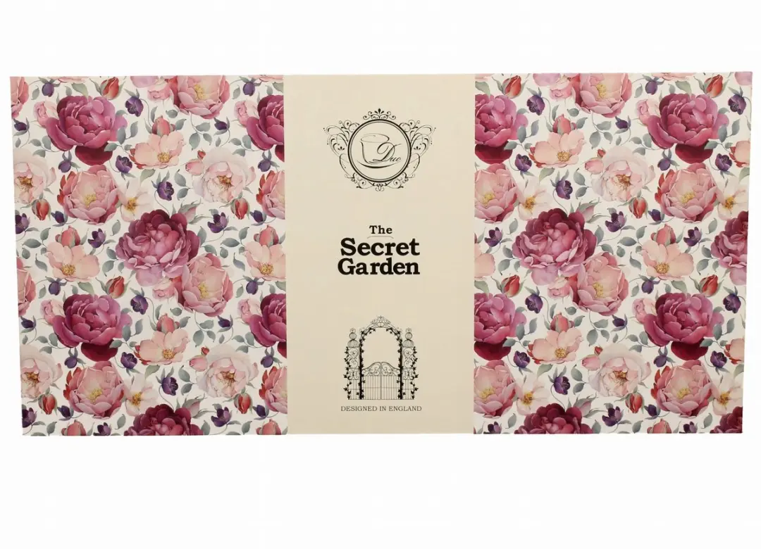 Duo Royal Spring Roses Porseleinen Kopjes met Schotels - 12 Stuks
