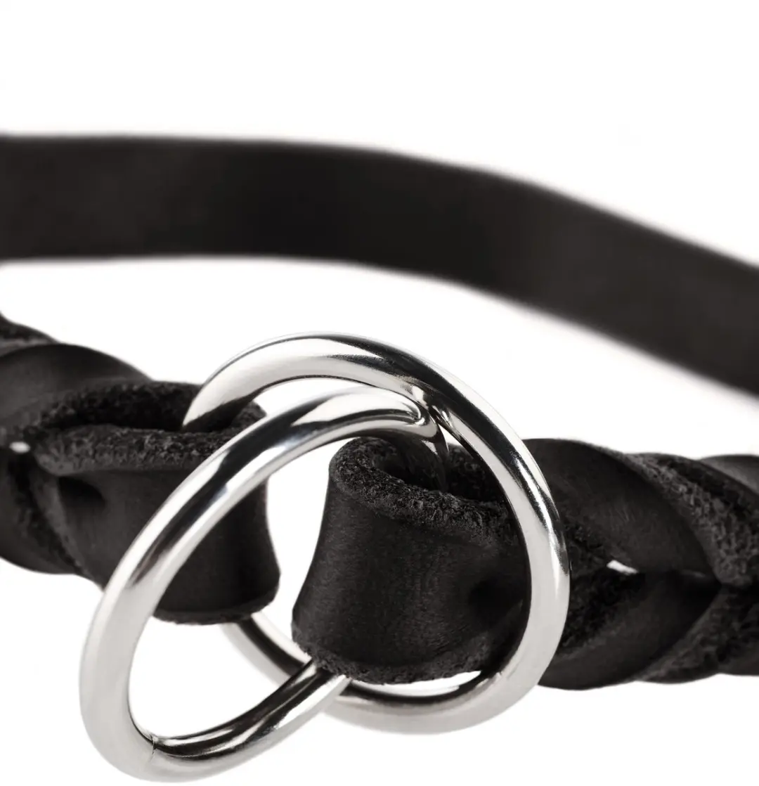 Hunter Retrieverhalsband Solid Education - Zwart Maat S-M