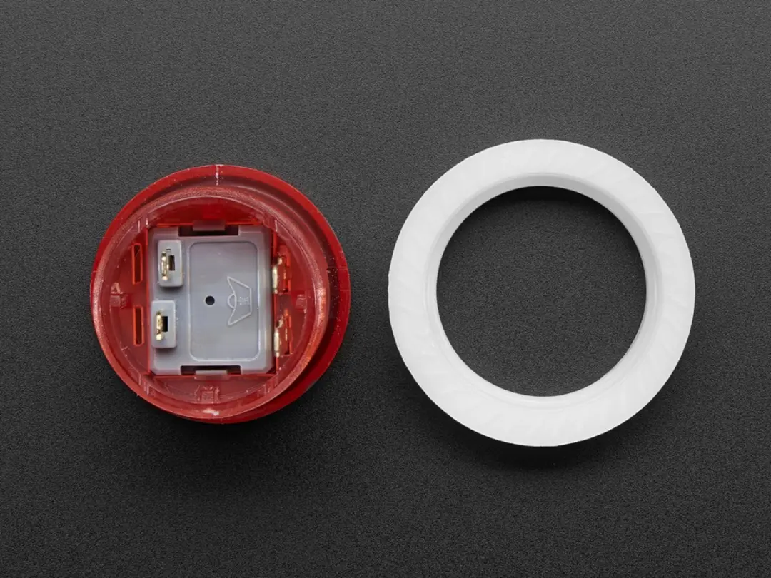 Adafruit Mini LED Arcade Button 24mm - Rood Translucent