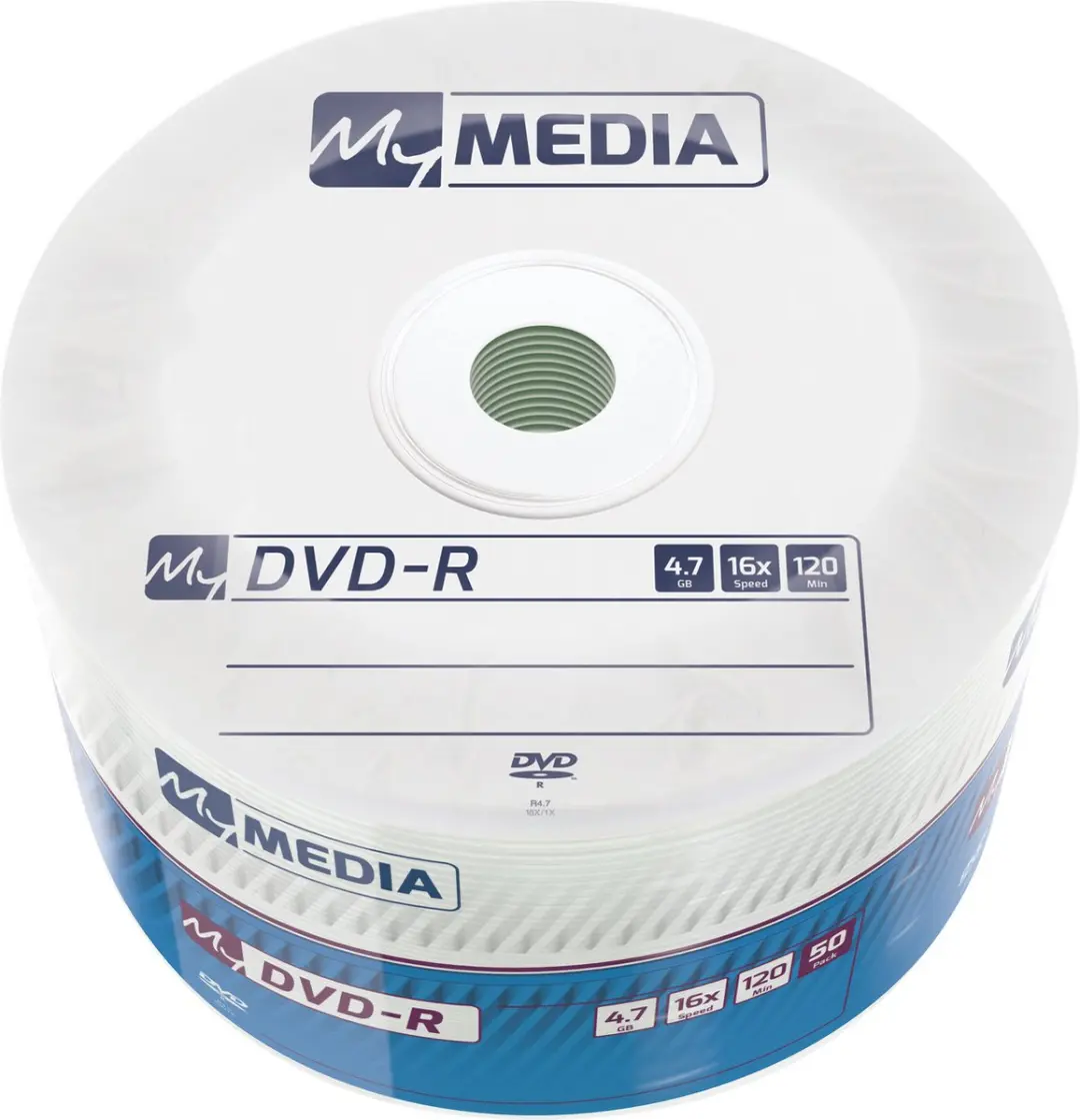 Verbatim My Media DVD-R 4.7GB - 50 Stuks - Zilver