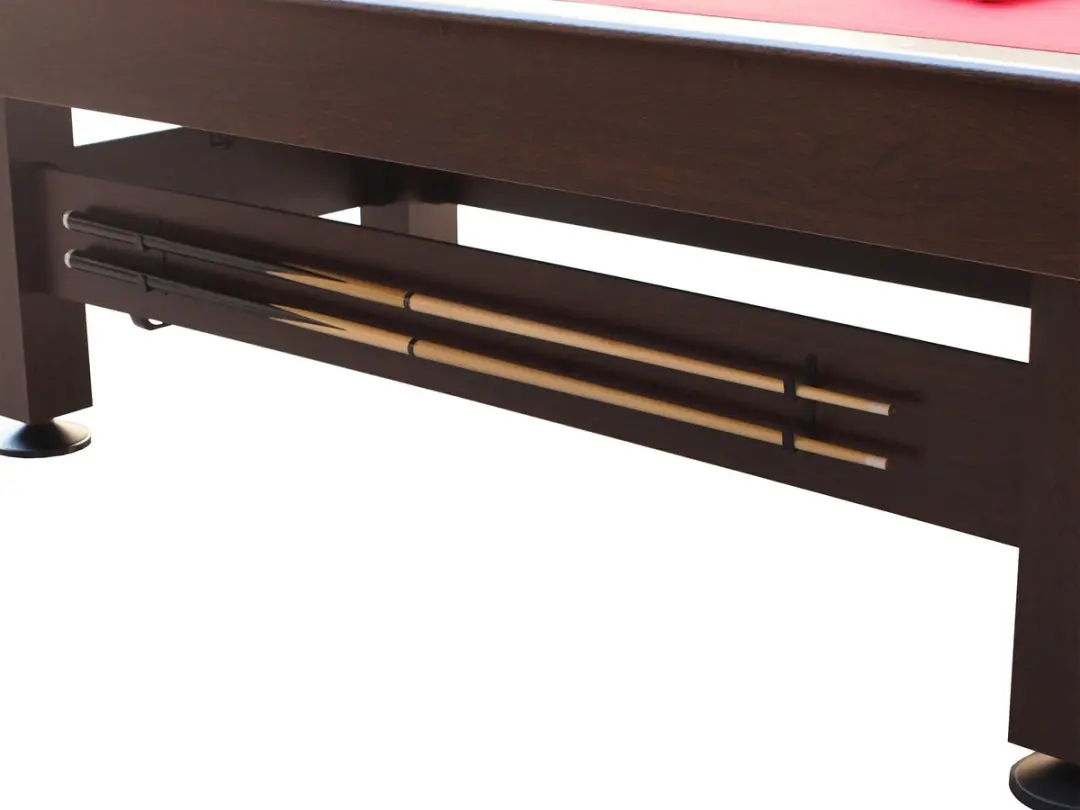 Cougar Saphir Pooltafel 7ft - 220x110cm Rood - Incl. ballen, keuen & accessoires