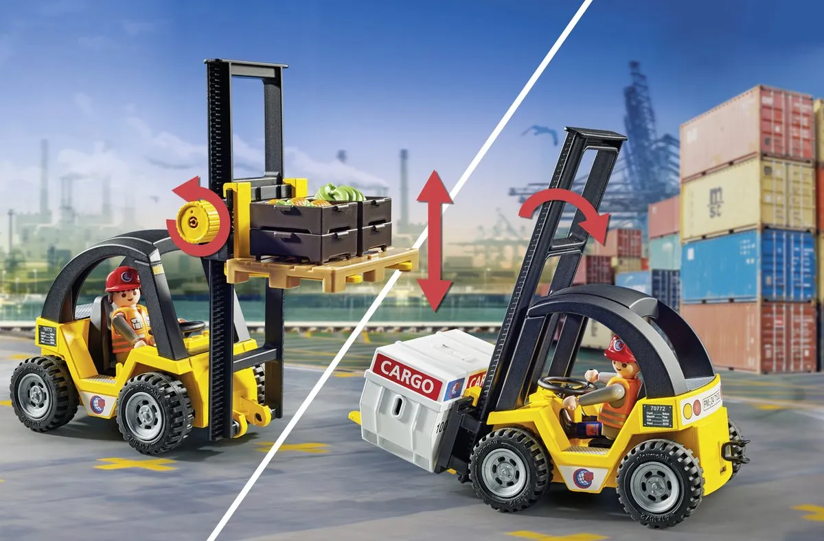 Playmobil My Life Heftruck 71528 - Multicolor - afbeelding 4 van 6