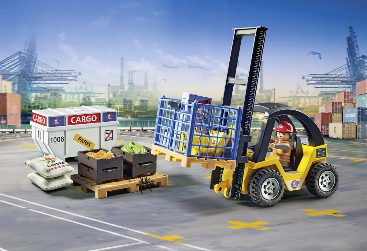 Playmobil My Life Heftruck 71528 - Multicolor - afbeelding 5 van 6