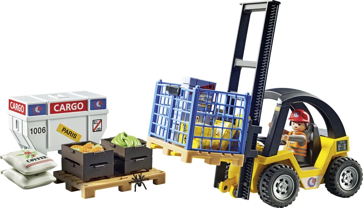Playmobil My Life Heftruck 71528 - Multicolor - afbeelding 3 van 6
