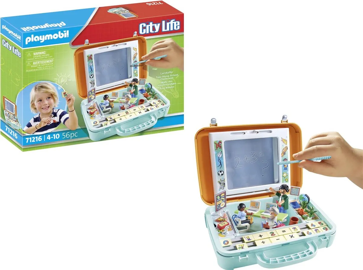 Playmobil City Life Leerkoffer 71216 - Multicolor - afbeelding 6 van 6