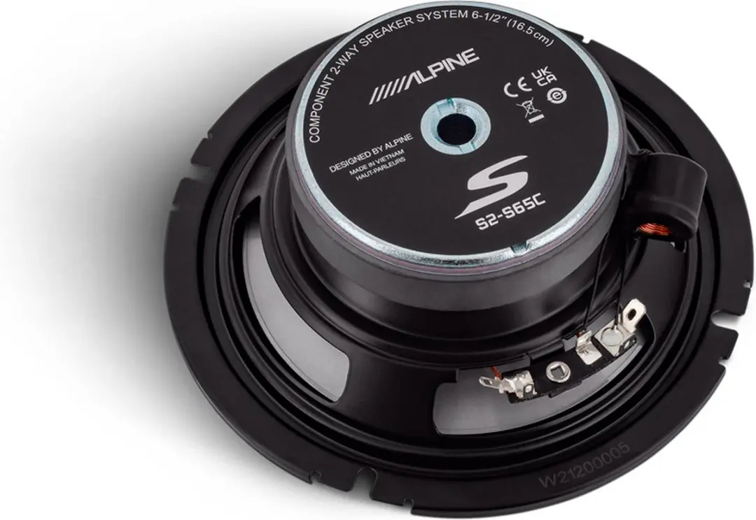 Alpine S2-S65C Autospeaker 165mm - 2 Weg - 80W RMS - Zwart/Grijs - afbeelding 6 van 6