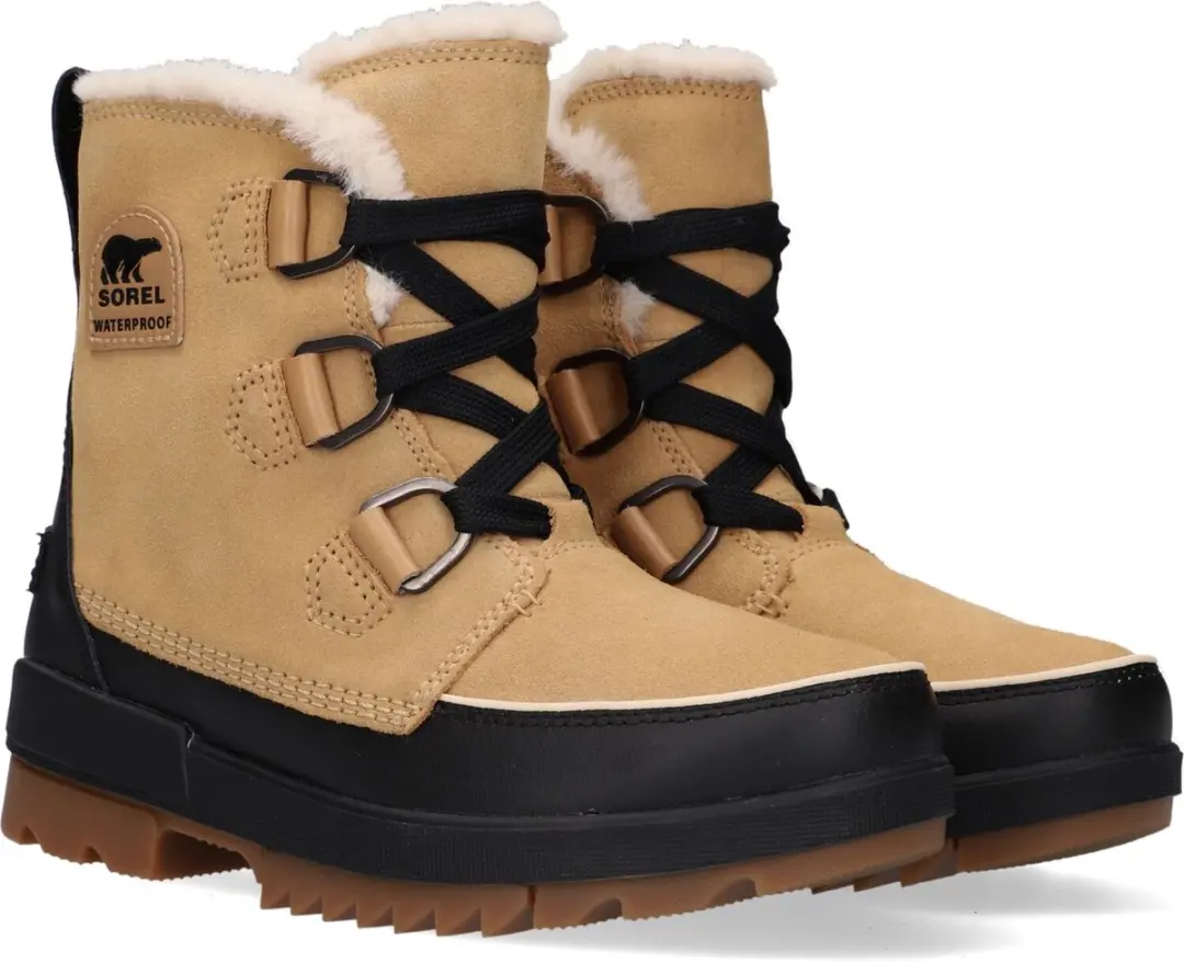 Sorel Torino II Dames Snowboots - Lichtgeel/Zwart