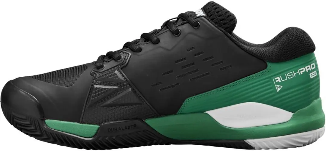Wilson Rush Pro Ace Tennisschoen - AG Zwart Groen - afbeelding 5 van 6