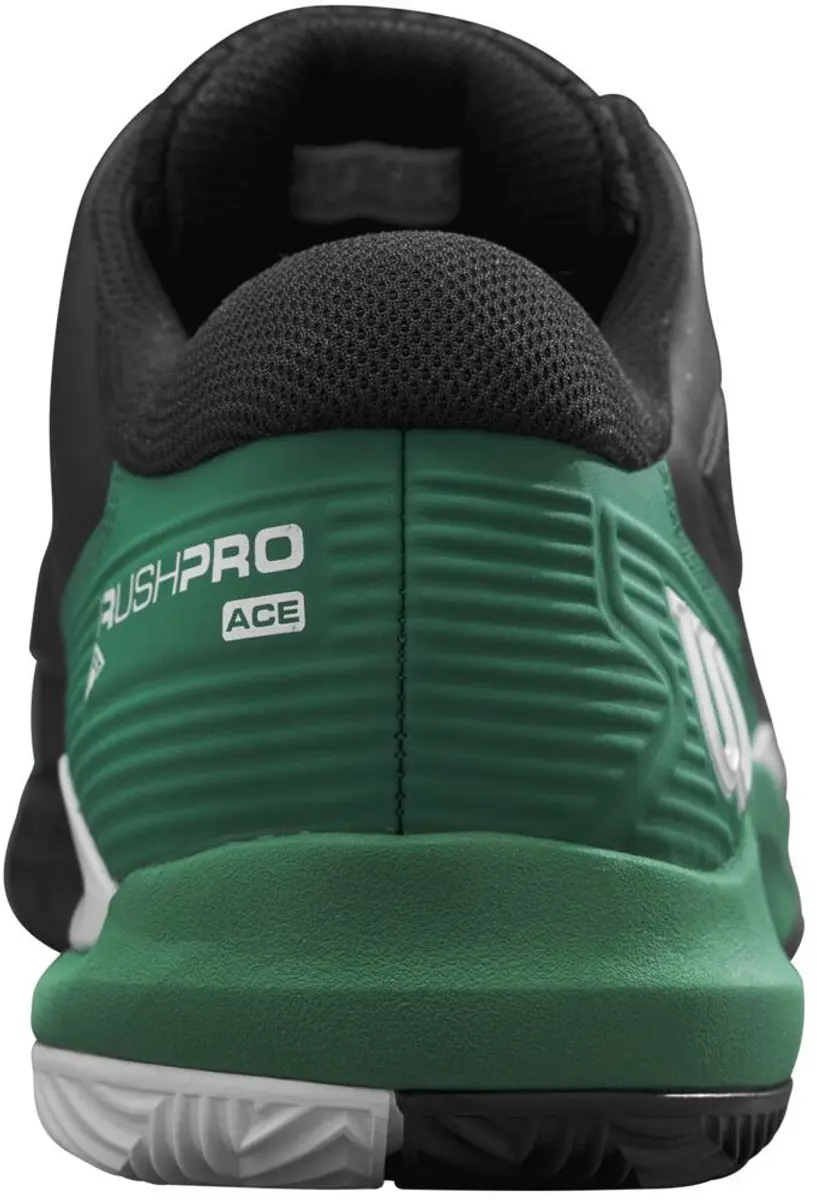 Wilson Rush Pro Ace Tennisschoen - AG Zwart Groen - afbeelding 3 van 6