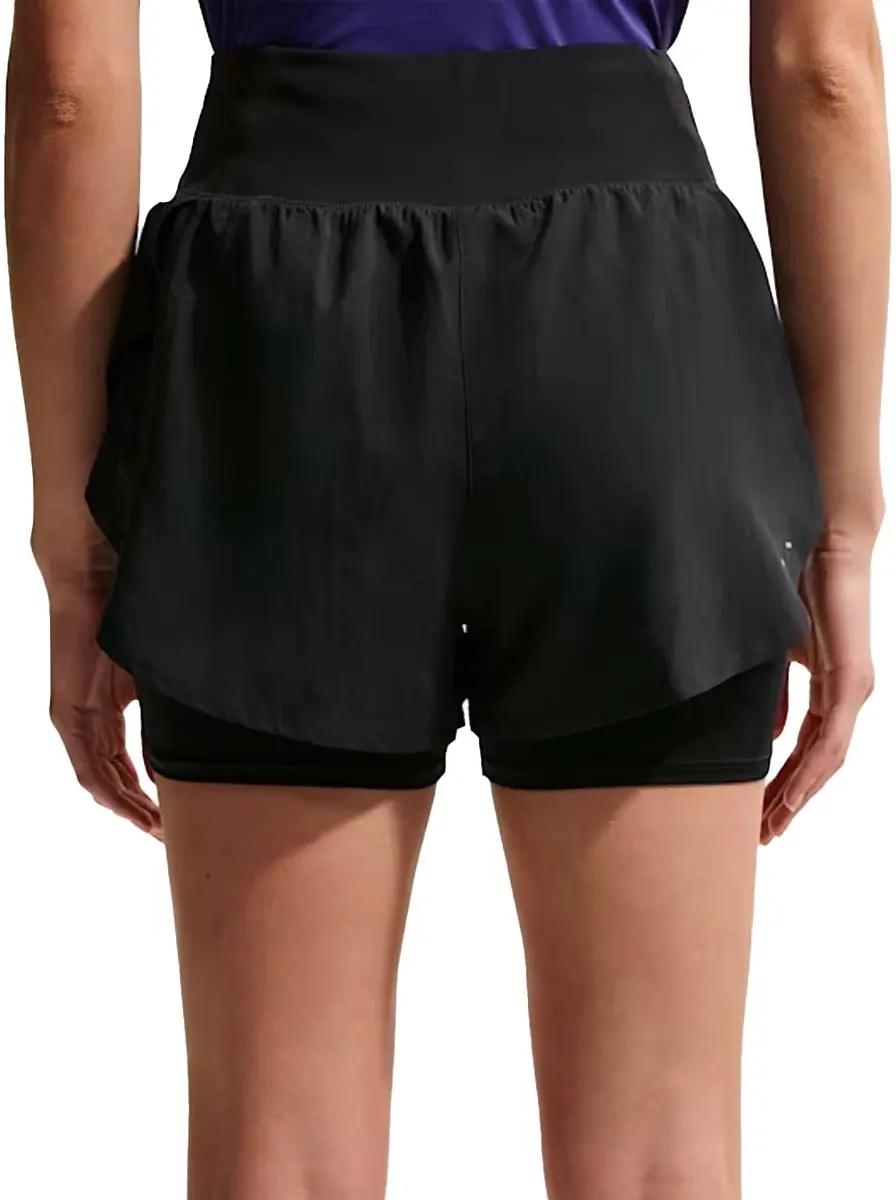 Nike Flow Dri-FIT 2N1 Short - L - Zwart - afbeelding 3 van 6