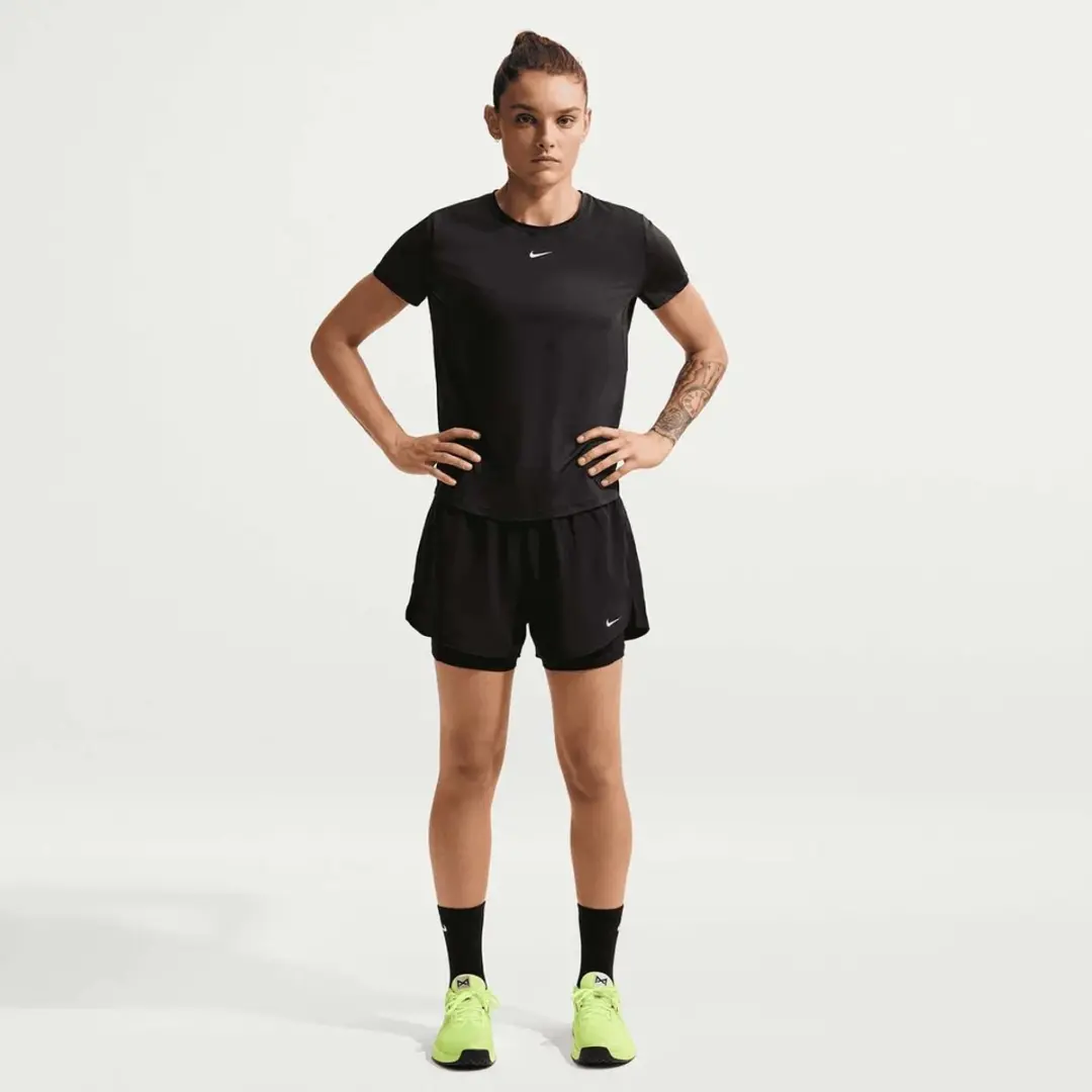 Nike Flow Dri-FIT 2N1 Short - L - Zwart - afbeelding 4 van 6