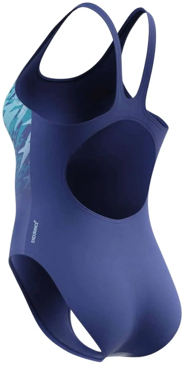 Speedo Hyperboom Placement Muscleback Badpak Dames - Blauw - 44