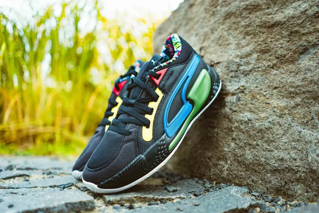 PUMA Court Rider Chaos Trash Talk Schoenen - Zwart