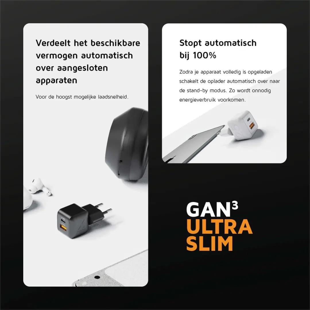 Xtorm XECNG251 USB-C Oplader 25W - 2x USB - Zwart