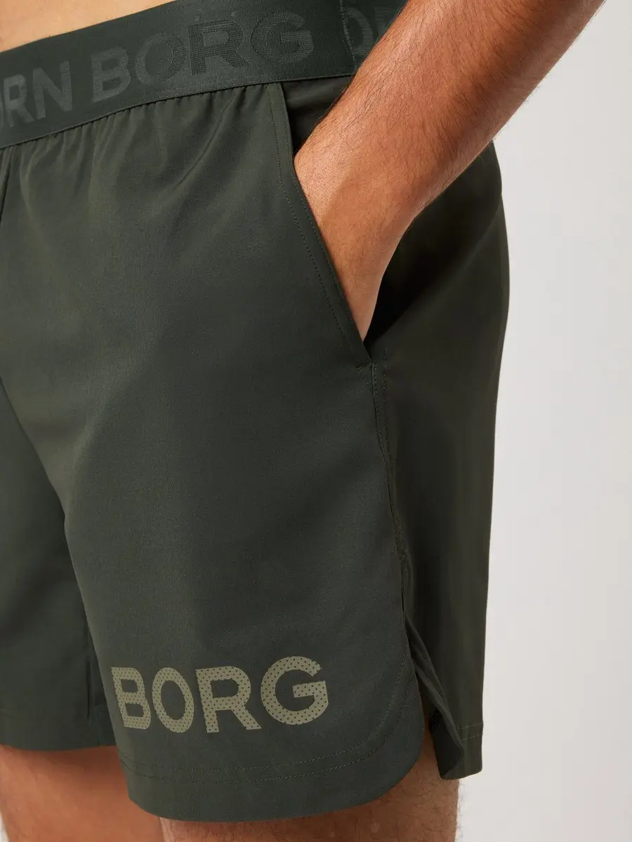 Björn Borg Korte Sportbroek Heren - Rosin Groen - Maat L