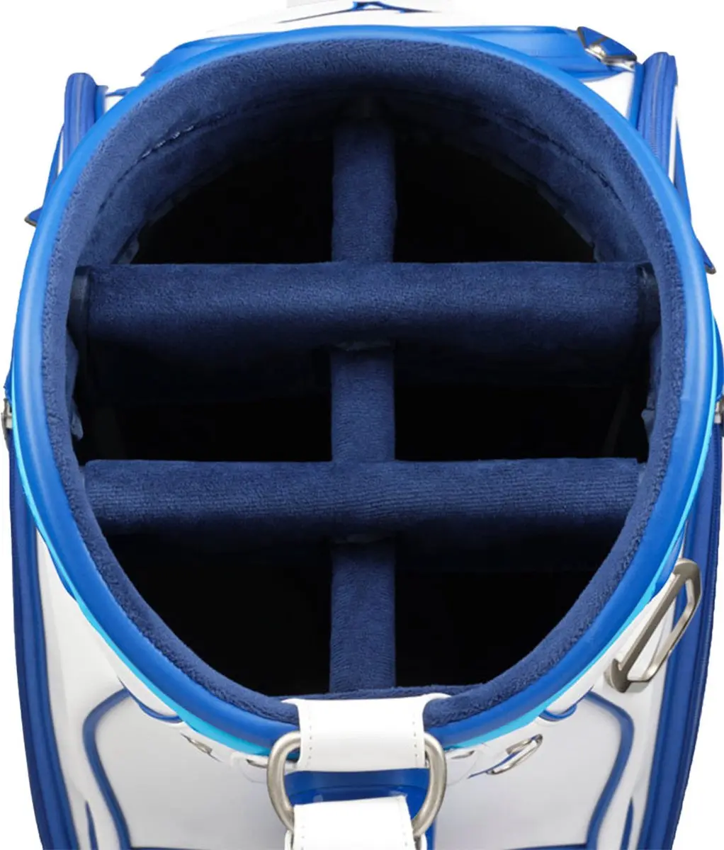 Mizuno Tour Staff Waterwerende Golftas Cartbag - Blauw/Wit