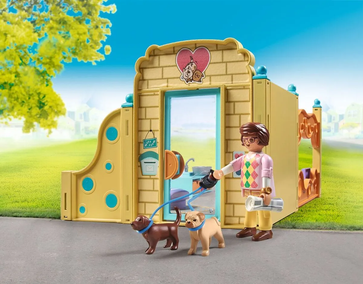 Playmobil My Life Puppy Zorgcentrum 71743 - Multicolor