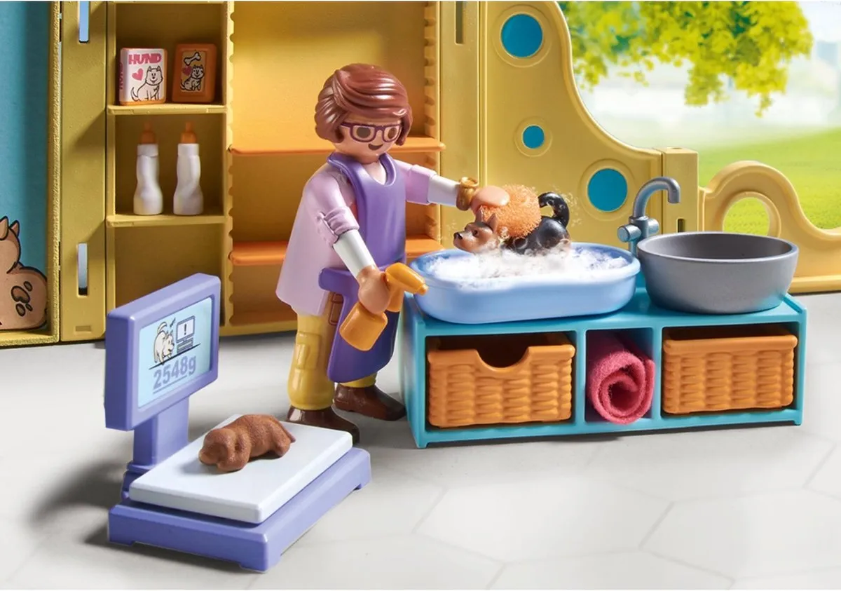 Playmobil My Life Puppy Zorgcentrum 71743 - Multicolor
